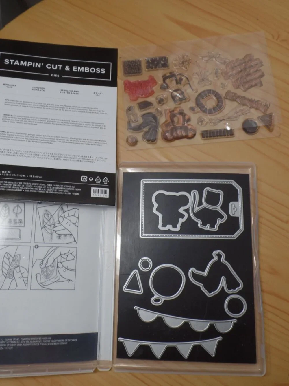Stampin' Up! Bonanza Buddies Photopolymer Stamp-Famelit Dies NEW-Unmounted